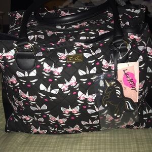 NWT Betsey Johnson Weekender Bag